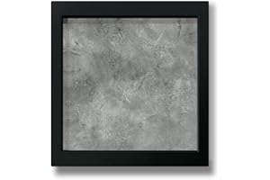 GENERIC Shadow Box Piggy Bank for Adults - Black Money Box for Cash Saving, Honeymoon, College, Wedding, Date Night, Vacation Fund - Home Decor Memento Storage, 7x7x1.5 Inches