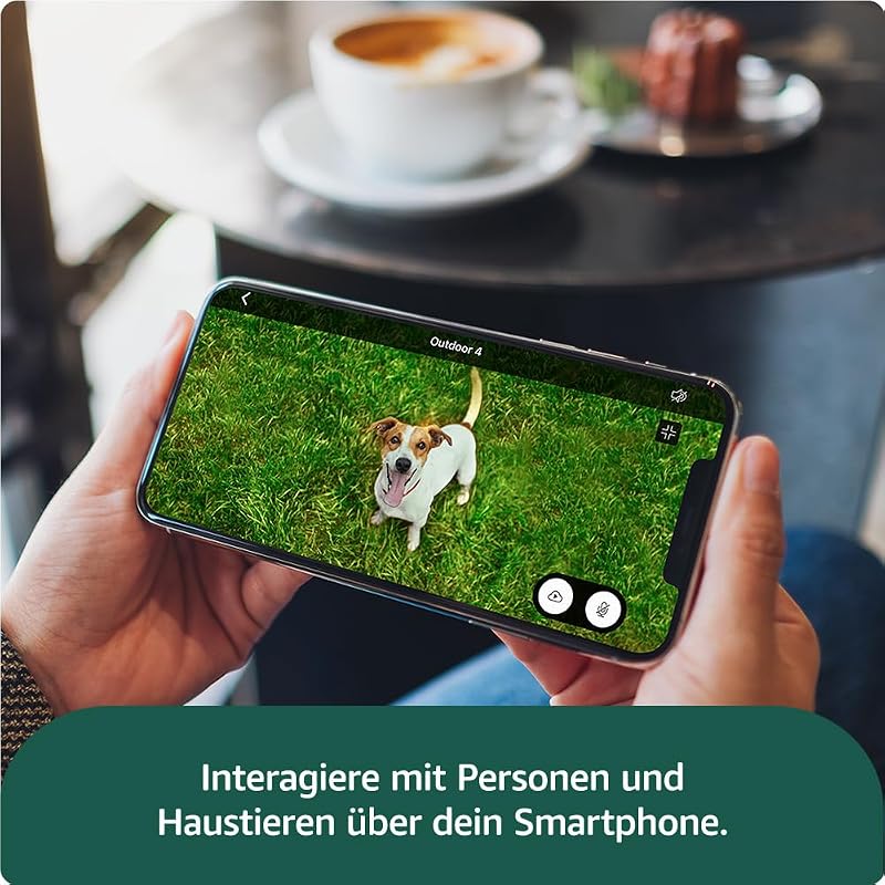 -Kamera Outdoor 4 | Kabellose intelligente HD-Sicherheitskamera, zwei Jahre Batterielaufzeit, funktioniert mit Alexa | 3-Kamera-System mit enthaltenem Sync Module Core | IP65