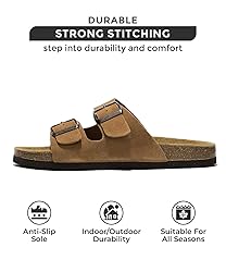 Project Cloud Genuine Leather Mens Sandals with