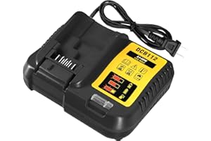 HSYFUNA DCB112 for Dewalt Battery Charger Replacement for Dewalt 12V Max Lithium-Ion Battery DCB112 DCB118 DCB101 DCB114 DCB104 DCB126