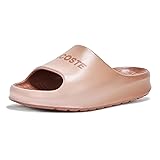 Lacoste Women's Serve Slide, Tan, 6