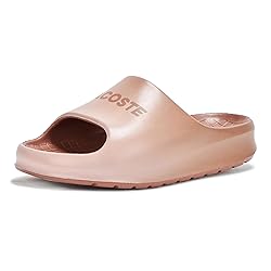 Lacoste Women's Serve Slide, Tan, 6