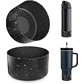 2 PCS Glitter Silicone Boot for Owala Water Bottle, Anti-Slip Protective Sleeve for FreeSip/Twist/Flip Stainless Steel Water Bottles Accessories