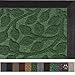 Gorilla Grip Original Durable Rubber Door Mat, 29x17, Heavy Duty Doormat, Indoor Outdoor, Waterproof, Easy Clean, Low-Profile Rug Mats for Entry, Garage, Patio, High Traffic Areas, Green Leaves