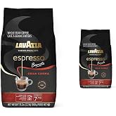 Lavazza Espresso Barista Perfetto Whole Bean Coffee (2.2-Pound) and Lavazza Espresso Barista Gran Crema Whole Bean Coffee Blend (2.2 LB)