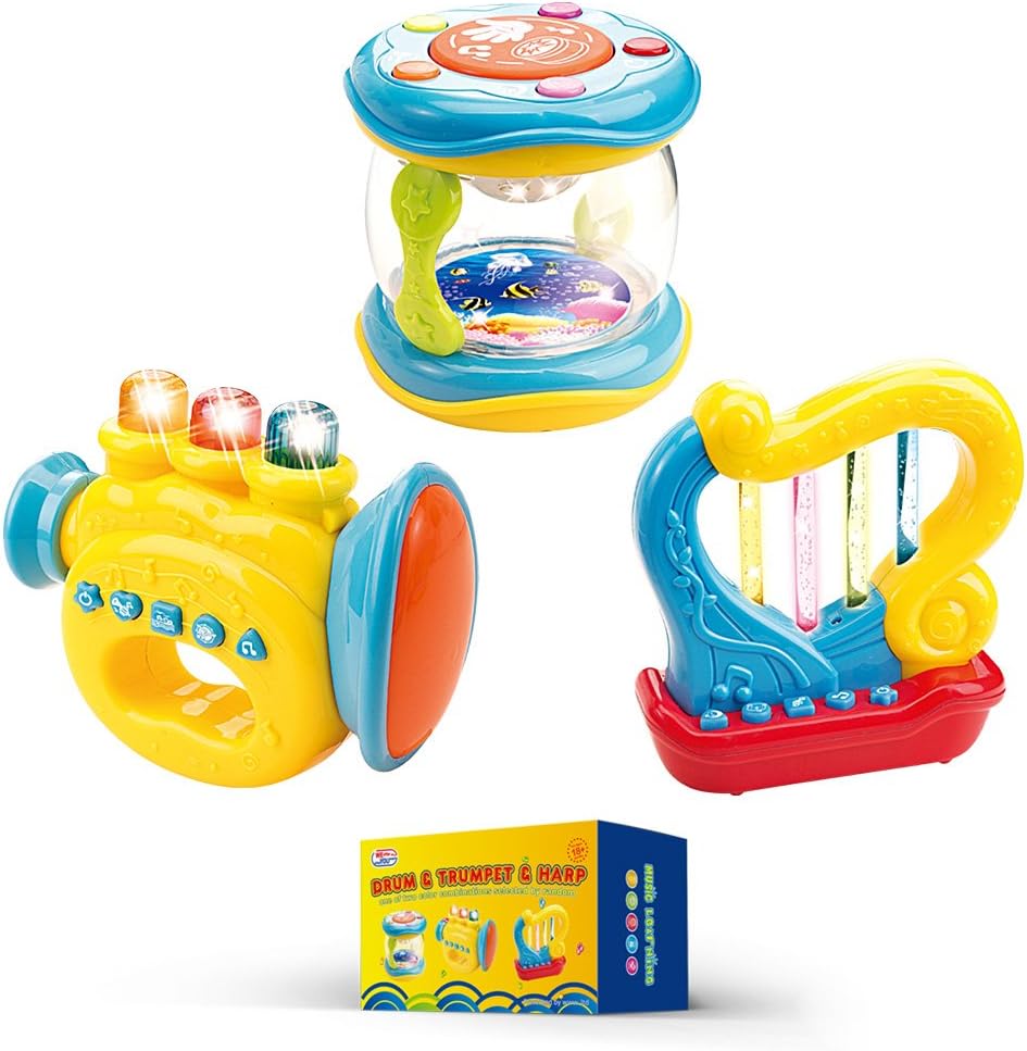 Musical Instruments for Baby Learning and Entertainment Set of 3