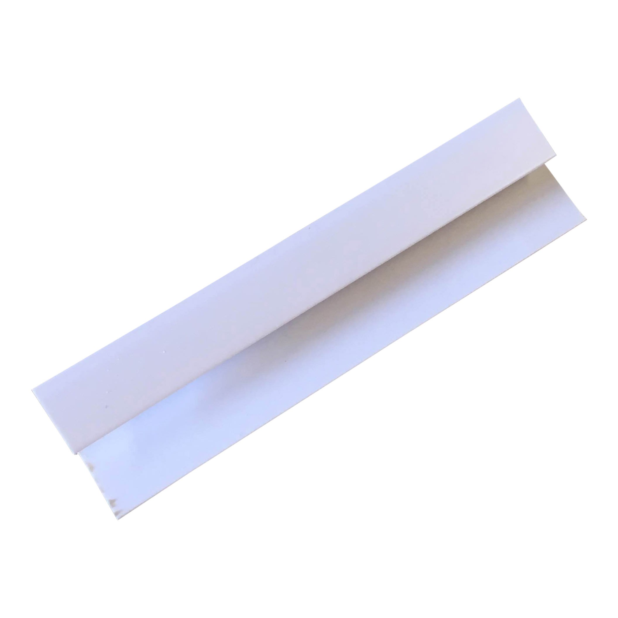 DBS White 8mm End Cap Trim for Bathroom Panels Ceiling Cladding Shower Wall PVC