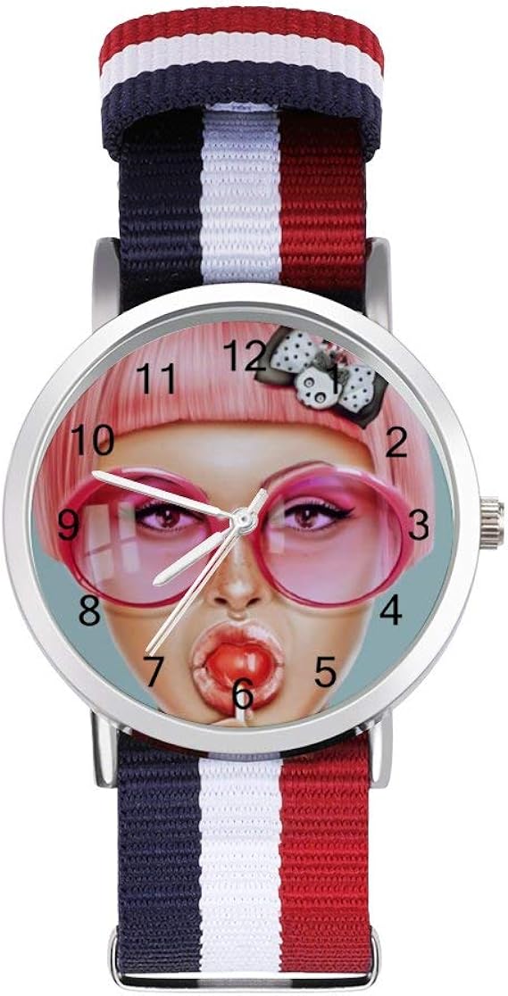 Amazon 19新型 メガネの女の子腕時計 薄型 軽量 防水 通勤 欧米 ビジネス風 人気 オシャレ ファッション プレゼント最適 かわいい 女の子 小学生 小学校 ガール 卒業 入学 進学 進級 卒園 合格祝 ジュニア 誕生日 クリスマス ガールズ腕時計 腕時計 通販