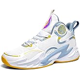 WELRUNG Unisex Basketball Shoes Breathable Non Slip Running Athletic Cushion Sports Fashion Sneakers
