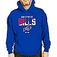 Team Fan Apparel Adult NFL Diagonal Fade Fleece Hooded Sweatshirt - Unisex Tagless - Officially Licensed Football Pullover