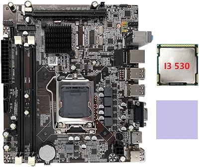 Wresetly H55 Motherboard LGA1156 DDR3 + I3 530 CPU Thermal Pad