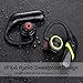 GSPON Bluetooth Headphones, Wireless Earbuds TWS Mini Sport Earphones with Mic IP67 Waterproof HD Stereo Sweatproof in Ear Earbuds for iOS & Android (Black)