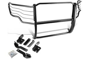 DNA MOTORING GRILL-G-035-BK Black Front Bumper Brush Grille Guard Compatible with 09-14 F-150