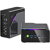 GMKtec K15 AI Mini PC Oculink with Intel Core Ultra 5 125U Processor, 48GB DDR5 RAM 1TB SSD, Desktop Computer AI Boost, 3X M.2 2280 Storage Expansion, Dual NIC 2.5GbE, HDMI 2.1, USB4