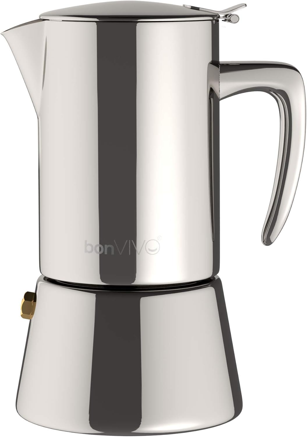 bonVIVO Intenca Stove Top Italian Espresso Maker Moka Pot Made of