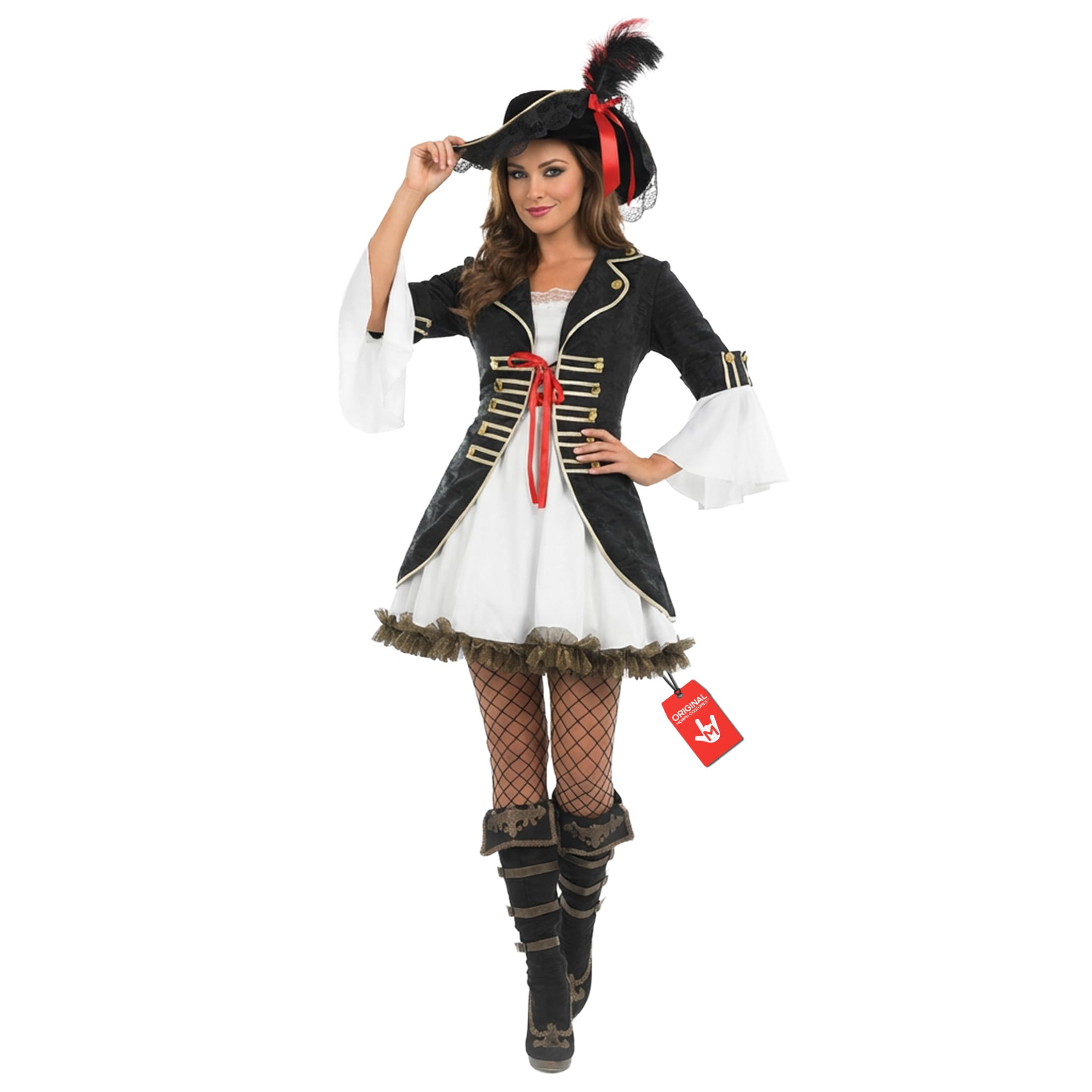 Fun Shack Ladies Pirate Costume - Adult Women Pirate Fancy Dress Outfit for Halloween Parties and Themed Events, XX-Large