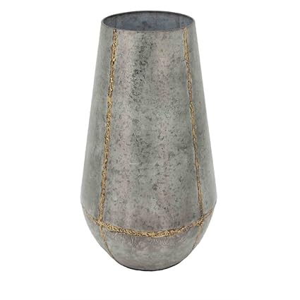Amazon Com Benzara Decorative Metal Distressed Gray 19 75x11x11