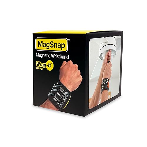 MagSnap Magnetic Wristband by Wrap-It Storage Great Father Gift