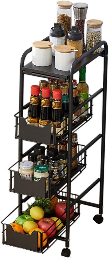 Carros de Almacenamiento Carro Cocina Baño Estante de Almacenamiento