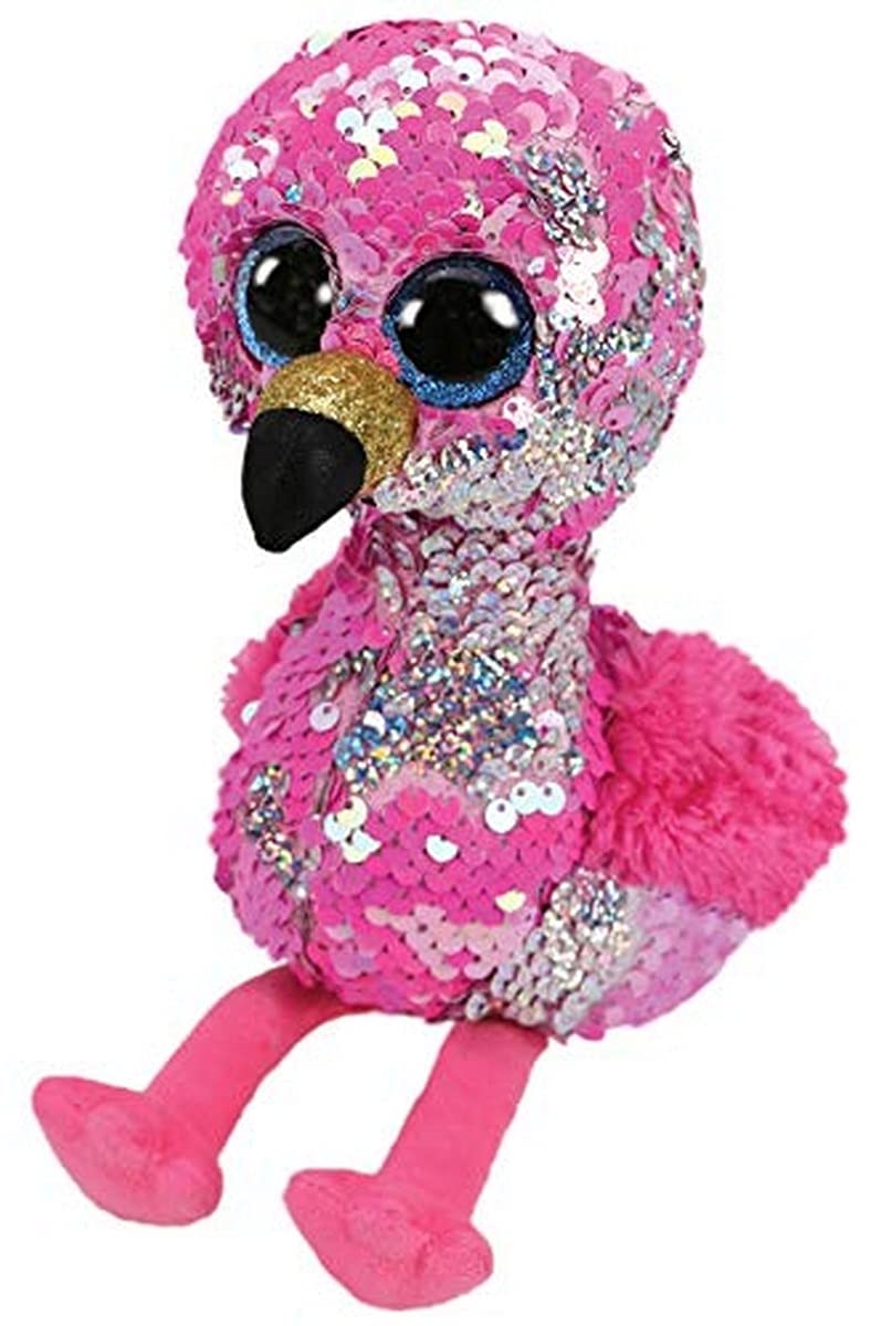 TY Pinky Flamingo Flippable - Med — image 1