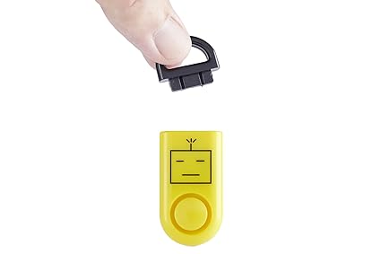 A Product of the USA - Sound Grenade Yellow Personal Safety 120 dB SOS Alarm