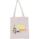 G2TUP Cockatiel Lover Gift Cockatiel Reusable Canvas Tote Bag Tiel With It Shopping Handbag Cockatiel Parrot Bird Owner Gift