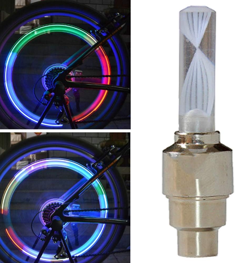 CJRSLRB 10Pack Tire Valve Light, LED Flash Tyre Wheel Valve Cap Lights for Car Bike Bicycle Motorcycle: Automotive