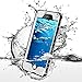iPhone 6s Plus Waterproof Case,FITFORT UnderWater Shock/Dust/Snow Proof Pro Series Extreme Durable Fully Sealed Protective Cover for iPhone 6 Plus(5.5”-White)