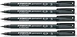STAEDTLER Lumocolor Black Superfine Permanent