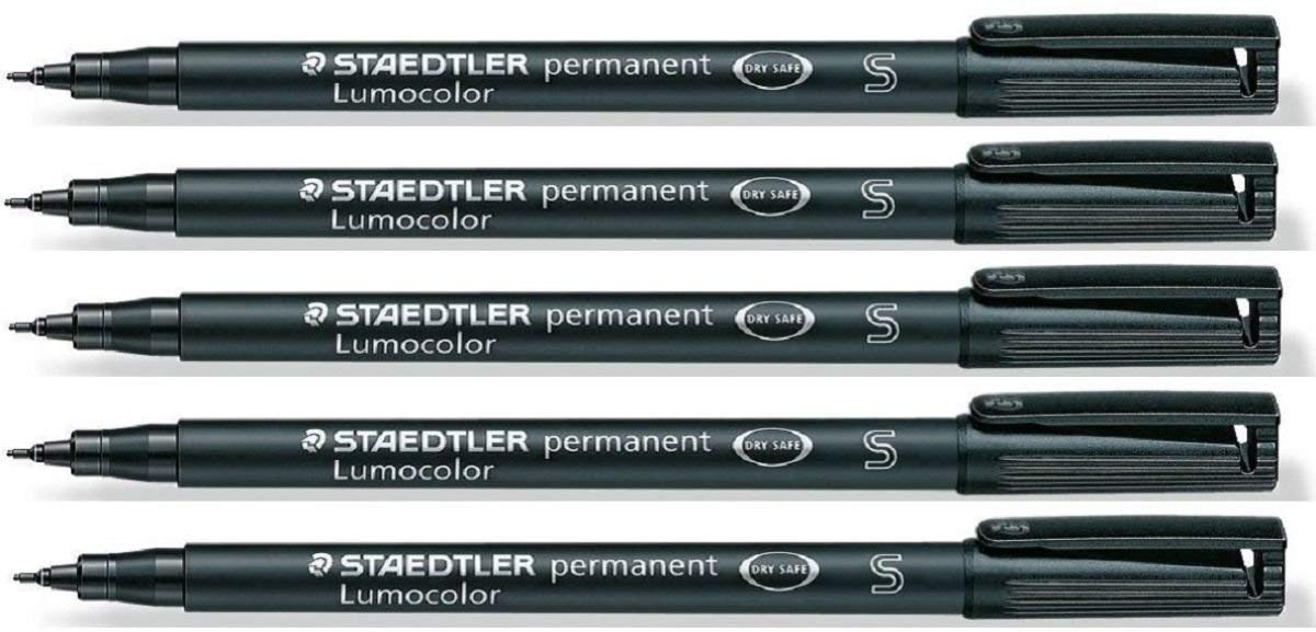STAEDTLER Lumocolor Black Superfine Permanent
