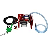 PANCYCW Electric Diesel Transfer Pump Kit - 12 Volt175W, 12 GPM Electric Fuel Transfer Pump With Automatic Nozzle, Mechanical Fuel Meter, 13 Feet Dispensing Hose and 6.6 Feet Suction Hose