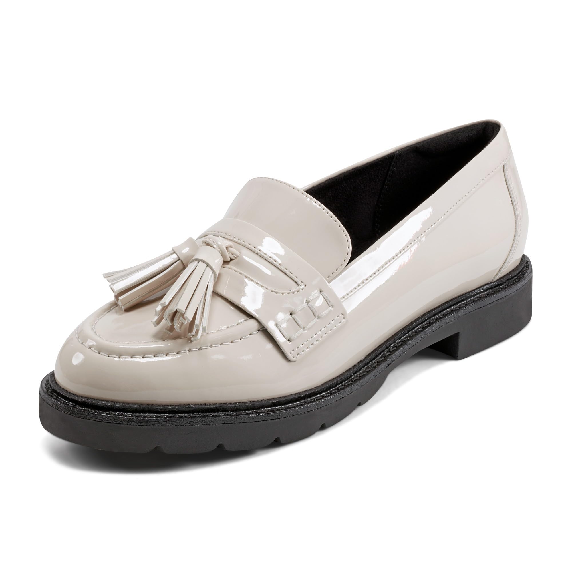Rockport Women’s Kiara Loafer, Ivory, 5 Medium