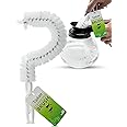 Tupkee Coffee Pot Cleaning Brush – Non Scratching, Long Lasting Bristles, Curved Coffee Decanter Cleaning Brush - Great for Offices and Restaurants