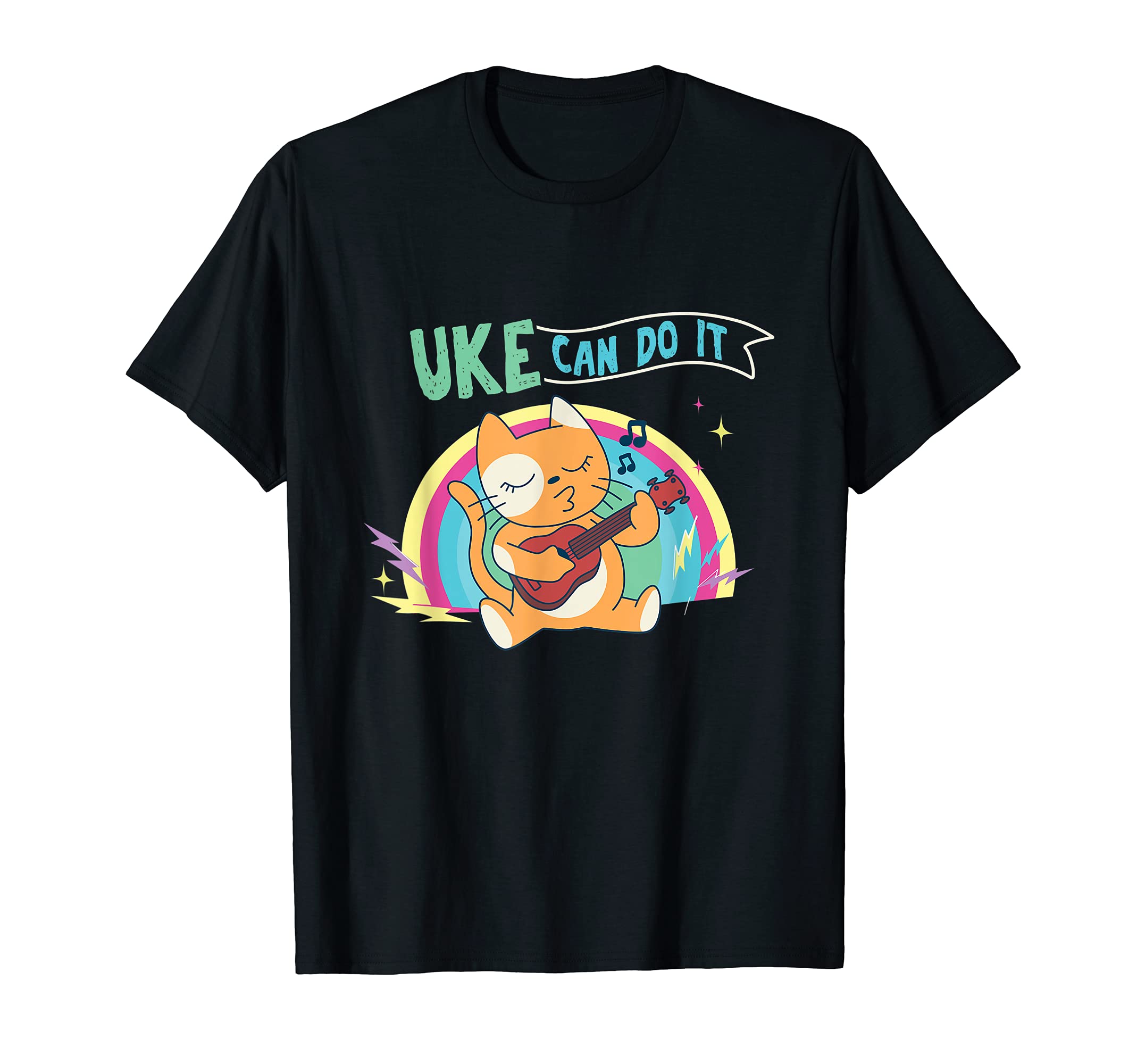 Uke Can Do Hawaii Musician Guitar Uke Acoustic Hawaiian T-Shirt