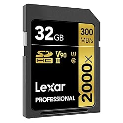 Lexar Professional 2000x 32GB SDHC UHS-II Card