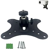gzrundax Mini Projector Ceiling Mount with 360-Degree Ball Head, Desktop Stand, Projector Wall Mount Universal Compatibility, 1/4 Thread, Camera Mount ，Includes Mounting Screws