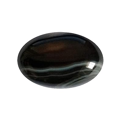 Buy Kalyan Gems Sulemani Hakik Stone Original Certified Natural Black Onyx Gemstone 10 25 Ratti Online At Low Prices In India Amazon Jewellery Store Amazon In