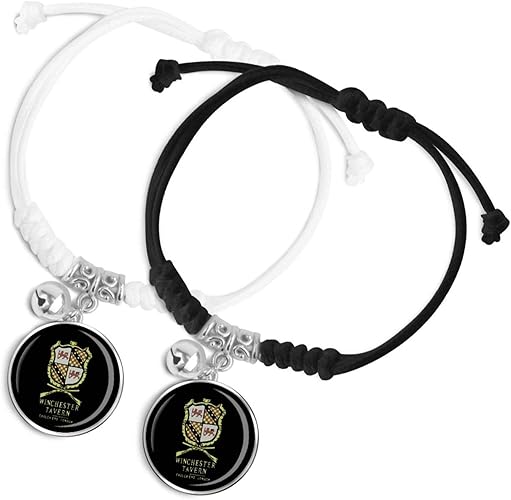 Amazon Co Jp カップルブレスレット ペアブレスレット 人気 ショーン オブ ザ デッド 腕輪 編組バングル バレンタインデー 編み込み ペアバングル メンズ レディース 2点セット アクセサリー 恋人 腕飾り 贈り物 ロマンチックなプレゼント 鈴付き ジュエリー