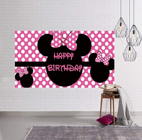 26 HQ Images Minnie Mouse Party Wall Decorations : Minnie Mouse Scene Setter Wall Decorating Kit With Props Party Supplies Auckland Pixie Party Supplies