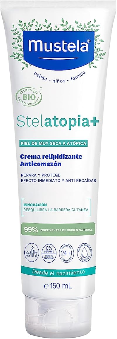 Mustela Stelatopia+ Lipid-Replenishing Cream 150ml Dry Eczema Prone Skin