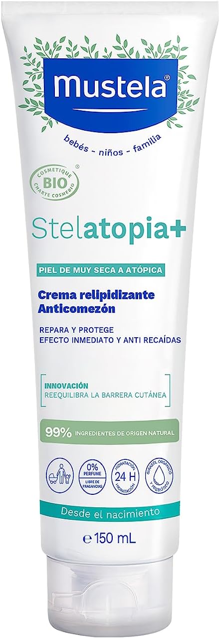Mustela Stelatopia+ Lipid-Replenishing Cream 150ml Dry Eczema Prone Skin