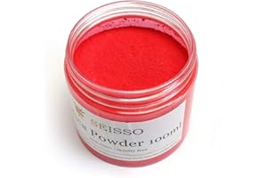Red Mica Powder Pearl Pigment Epoxy Resin Color Dye Cosmetic Grade Lip Gloss Epoxy Resin Coloring Soap Making Slime Colorant,