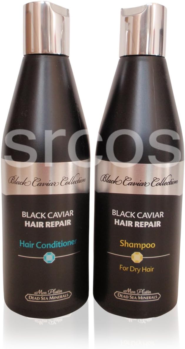 Mon Platin DSM Black Caviar Hair Kit (Conditioner & Shampoo For Dry Hair)