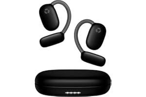 OCCIAM AI Translation Earbuds with 164 Languages, 80H Playtime Bluetooth Translator Headphones, Real-Time Two-Way Translator Device with Glowing Earhook for Travel & Business Meetings Deep Black