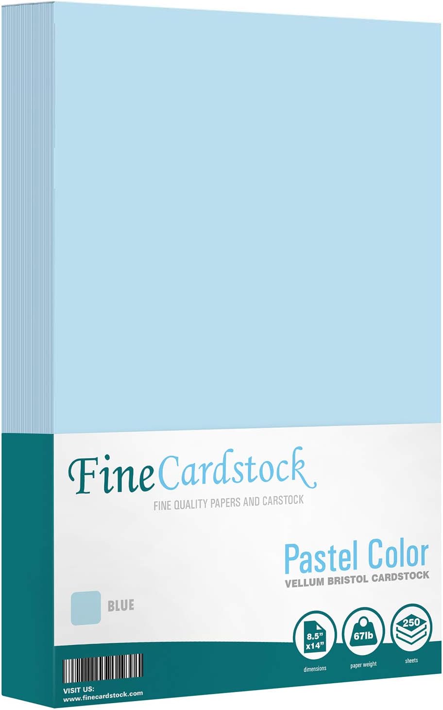 Color Cardstock Paper 67 Vellum Bristol, Sizes 8.5 x 11