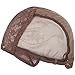 TANYAWIGS Medium Light Brown Superfine Wig Cap for Making Wigs With Adjustable Strap And Spare Combs Easy DIY Swiss Lace Perfect Fit(Light Brown 22.5 Medium)