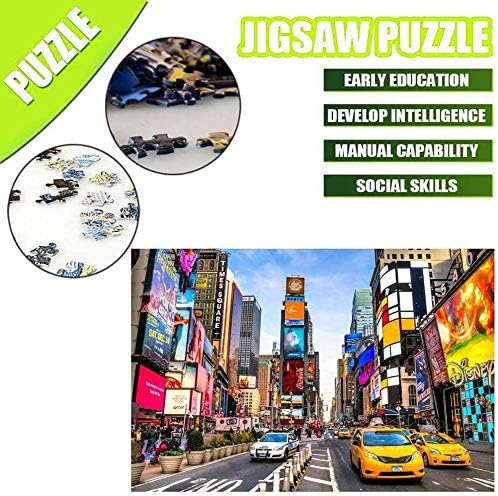 パズル 子供パズル1000ピース大人のおもちゃスクエアストリート時間インテリア風景 タイムズスクエア