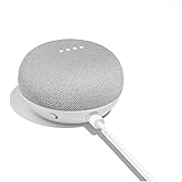 Google Nest Mini 1st Generation Bluetooth Speaker (International Version) with US Power Adapter (Chalk), Gray, GG1STAPG1