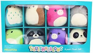 Amazon.com: Squishmallow minis 8 Pack Plush Set, Multi-Colored: Toys & Games