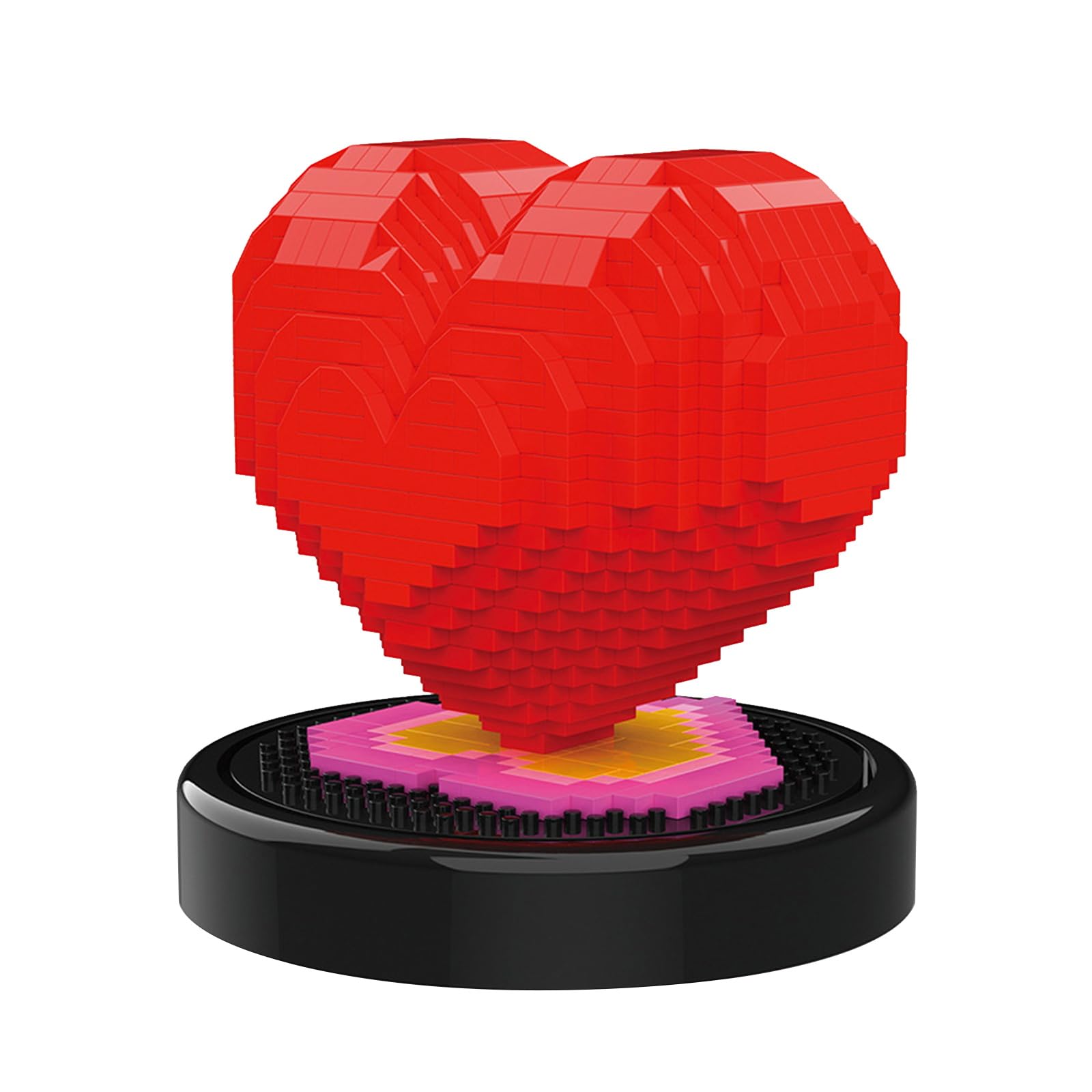 Larcele Micro Building Blocks Set, DIY Mini 3D Building Toy Bricks,778 Pieces KLJM-08 (Love 1) — image 1